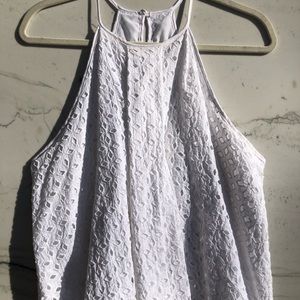 Anthropologie eyelet tank size 10